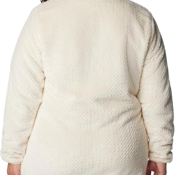 Womens Columbia long fire side sherpa warm cozy jacket XL cream "chalk" NWT - Picture 7 of 7
